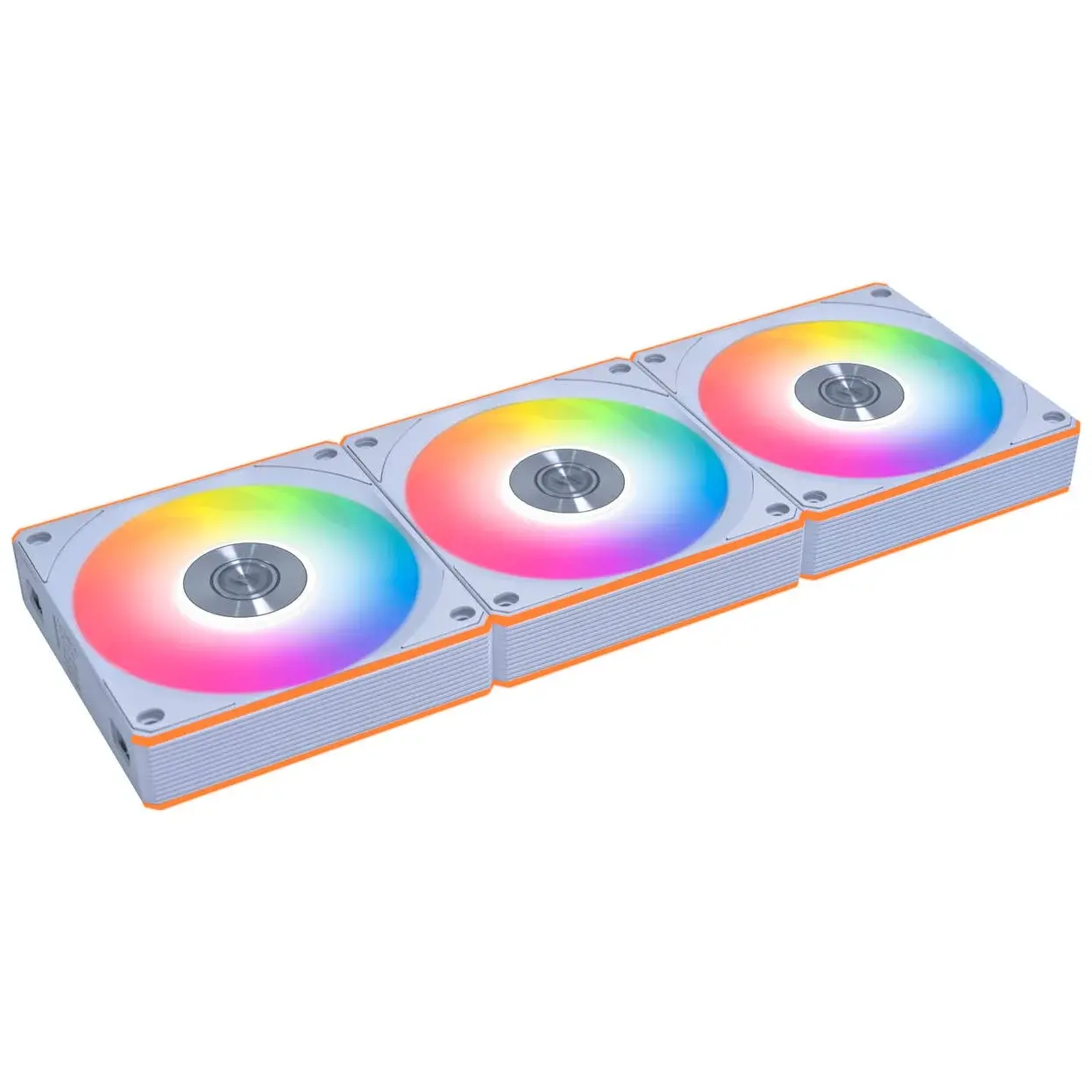 Вентилатори 3бр Lian Li UNI FAN CL Wireless ARGB PWM - 120 mm Бели + Контролер
