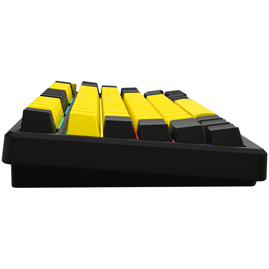 LORGAR Gaming Keyboard KBP7075W Pro Wireless 75% Yellow EN thumbnail 4