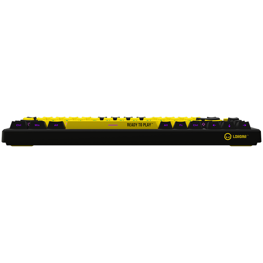 LORGAR Gaming Keyboard KBP7075W Pro Wireless 75% Yellow EN thumbnail 5