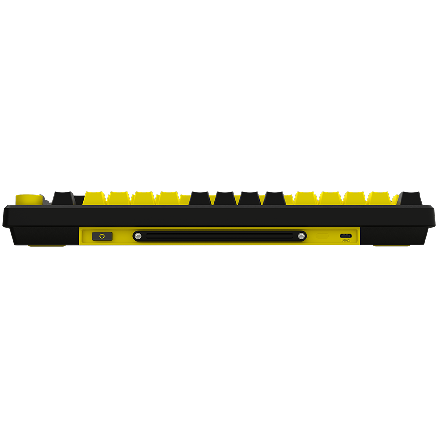 LORGAR Gaming Keyboard KBP7075W Pro Wireless 75% Yellow EN thumbnail 6