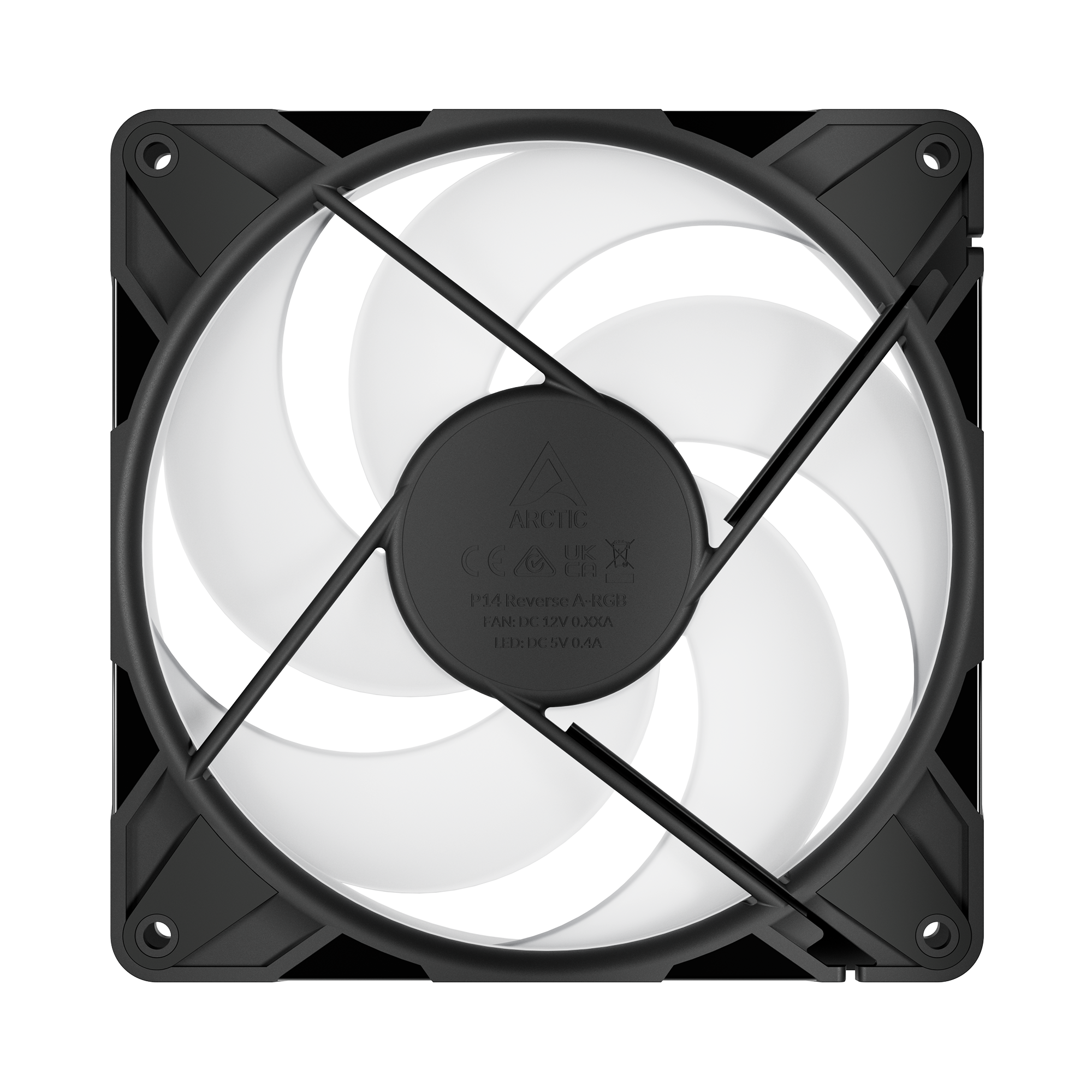 Комплект вентилатори 3-Pack ARCTIC P14 Pro Reverse A-RGB 140mm PWM - ACFAN00327A thumbnail 4
