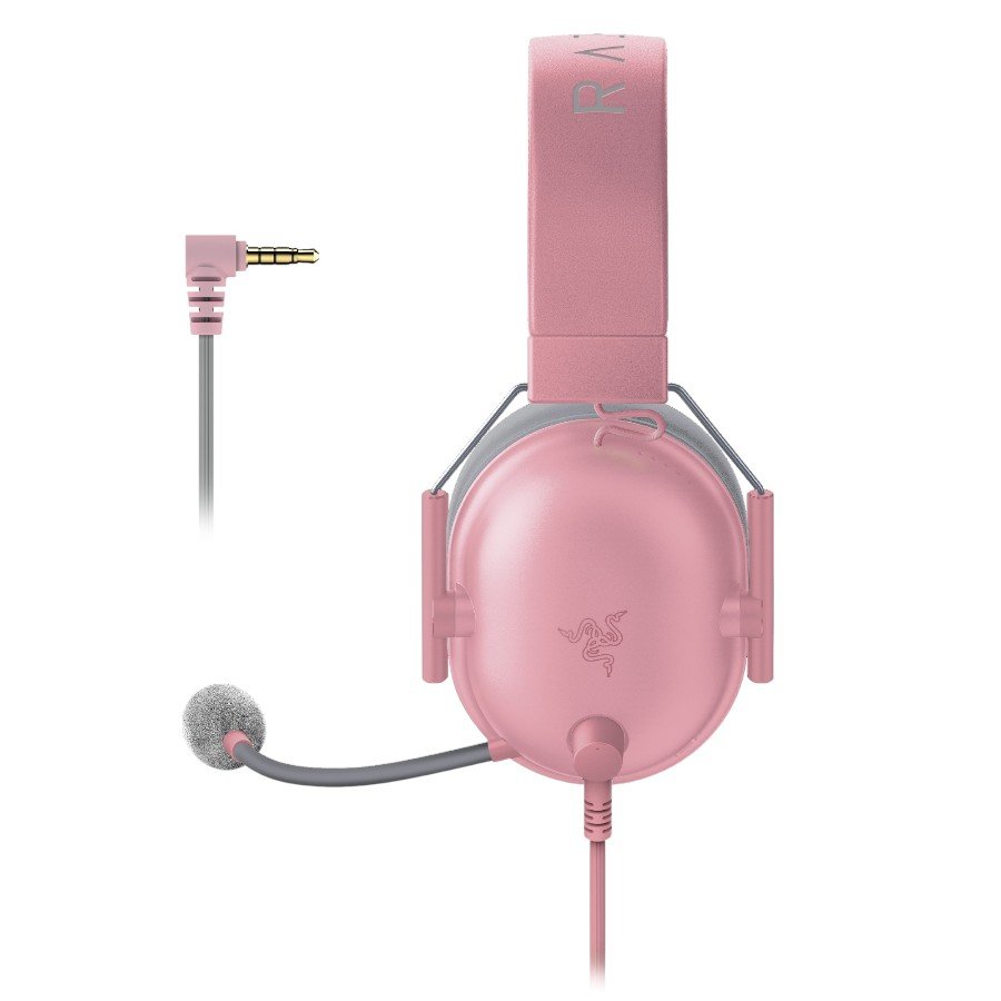 Razer BlackShark V2 X - Quartz, Gaming Headset, HyperClear Cardioid Mic, 50 mm TriForce Drivers, Advanced Passive Noise Cancellation, Breathable Memory Foam Cushions, HyperClear Cardioid Mic, 7.1 Surround Sound, 3.5mm thumbnail 4