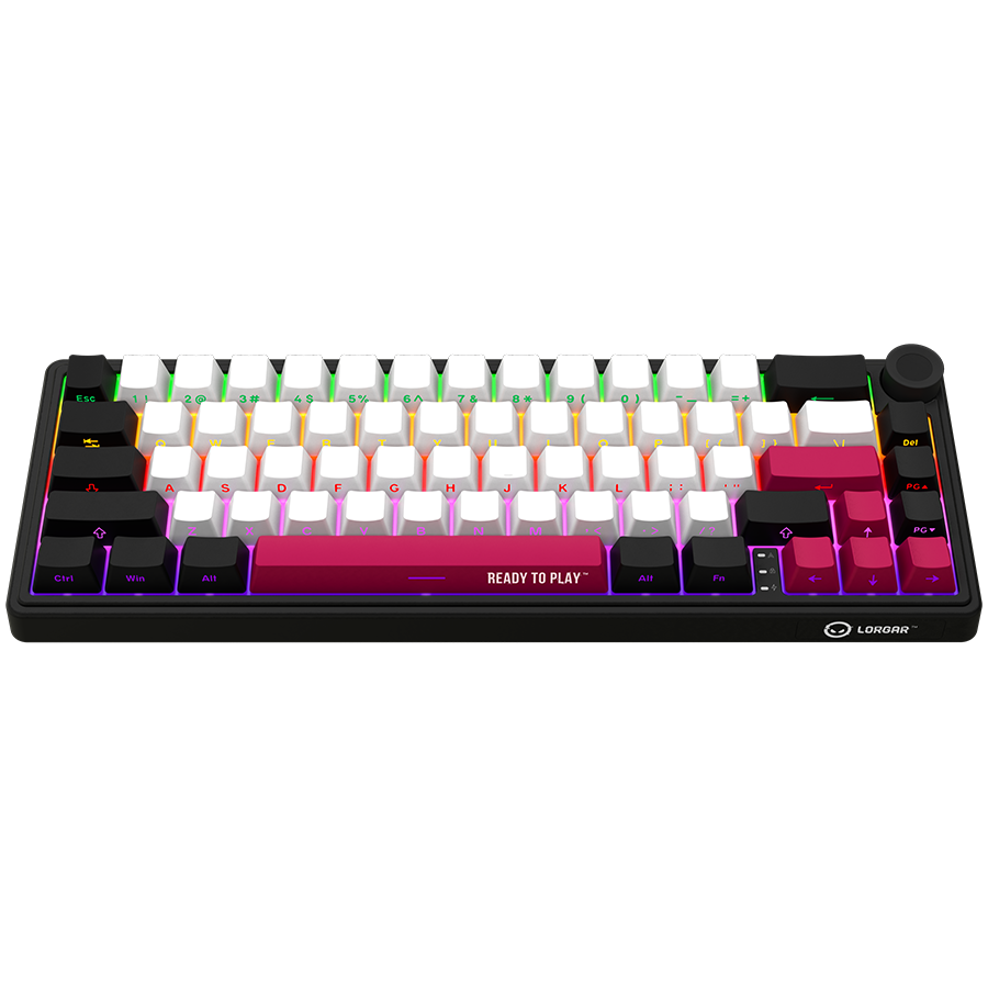 LORGAR Gaming Keyboard KBP70MW Pro Wireless 65% Black EN thumbnail 3