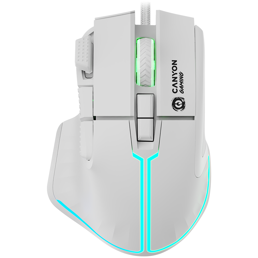 CANYON mouse Fortnax GM-636 RGB 9buttons Wired White thumbnail 1