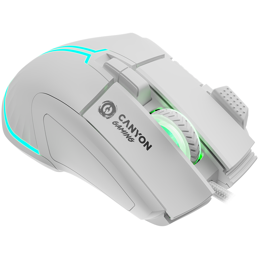 CANYON mouse Fortnax GM-636 RGB 9buttons Wired White thumbnail 4