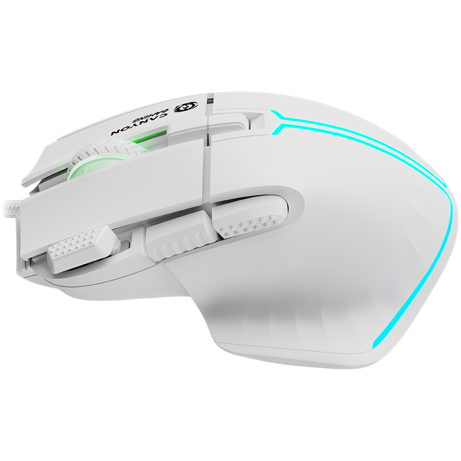 CANYON mouse Fortnax GM-636 RGB 9buttons Wired White thumbnail 5
