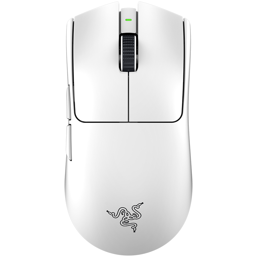 Razer Viper V3 Pro - White, Gaming mouse, HyperSpeed Wireless, Focus Pro 35K Optical Sensor Gen-2, 35K DPI, Optical Mouse Switches Gen-3, 90-million Clicks, 100% PTFE mouse feet, 54 g (excluding cable and dongle), USB Type A to USB Type C cable thumbnail 1