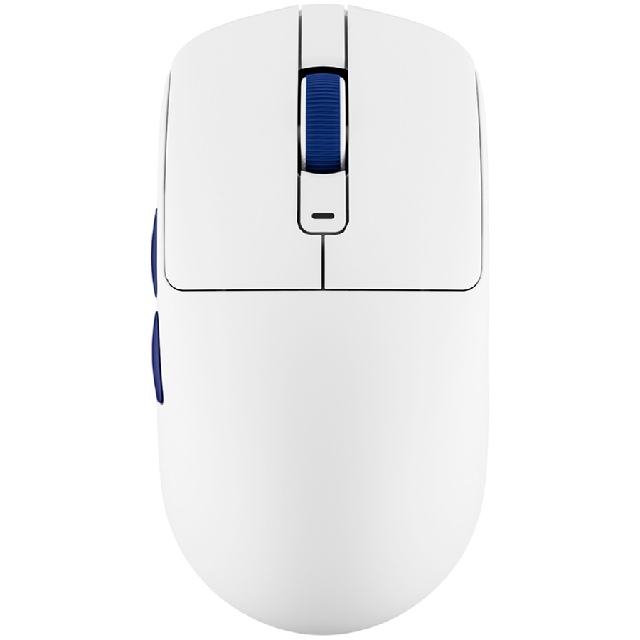 ROYAL KLUDGE M30 White Blue Gaming Mouse PAW 33111K thumbnail 1