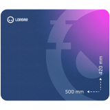 LORGAR Gaming Mouse Pad Main 135 Speed Purple