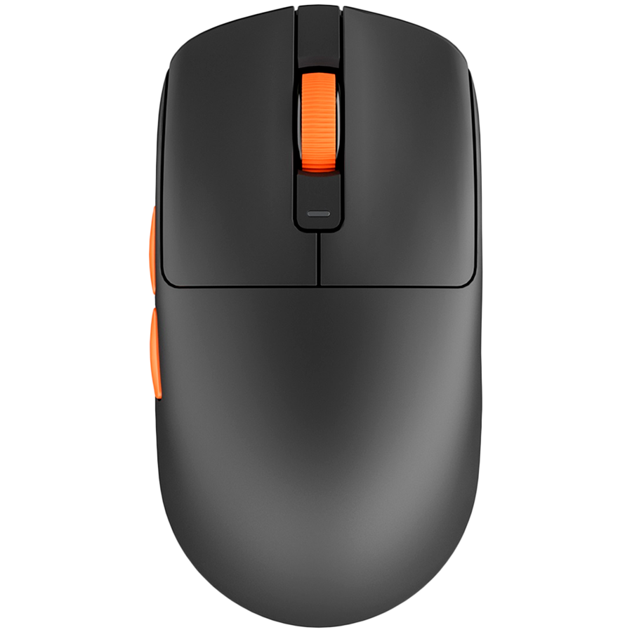 ROYAL KLUDGE M30 Black Orange Gaming Mouse PAW 33111K thumbnail 1