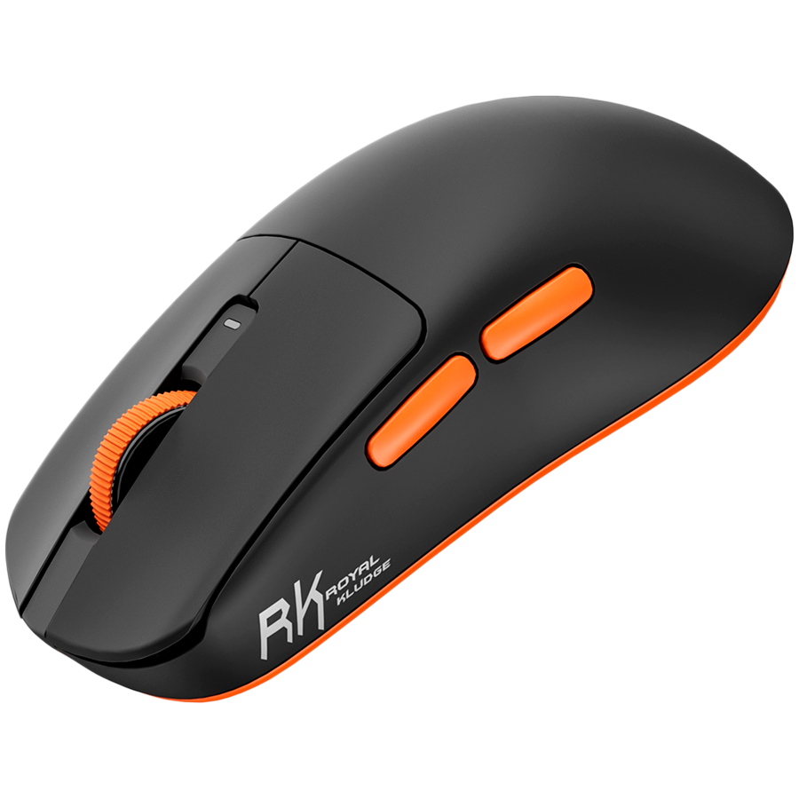 ROYAL KLUDGE M30 Black Orange Gaming Mouse PAW 33111K thumbnail 2