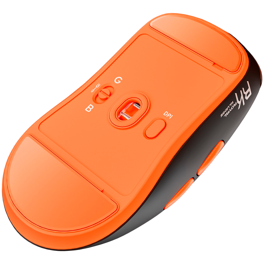 ROYAL KLUDGE M30 Black Orange Gaming Mouse PAW 33111K thumbnail 5