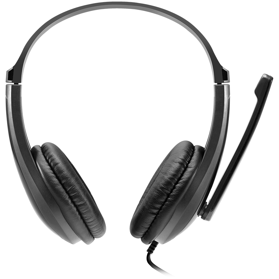 CANYON PC headset HSC-1 PC Mic Flat 2m Black thumbnail 2