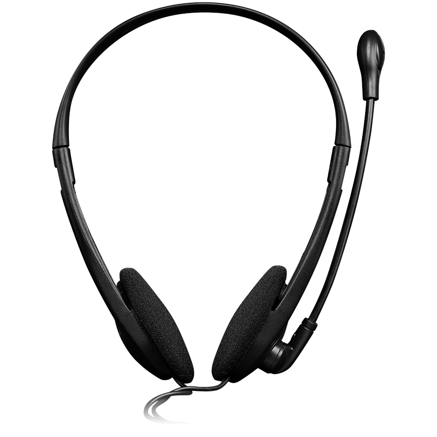 CANYON PC headset with microphone, volume control and adjustable headband, cable 1.8M, Black/Orange thumbnail 2