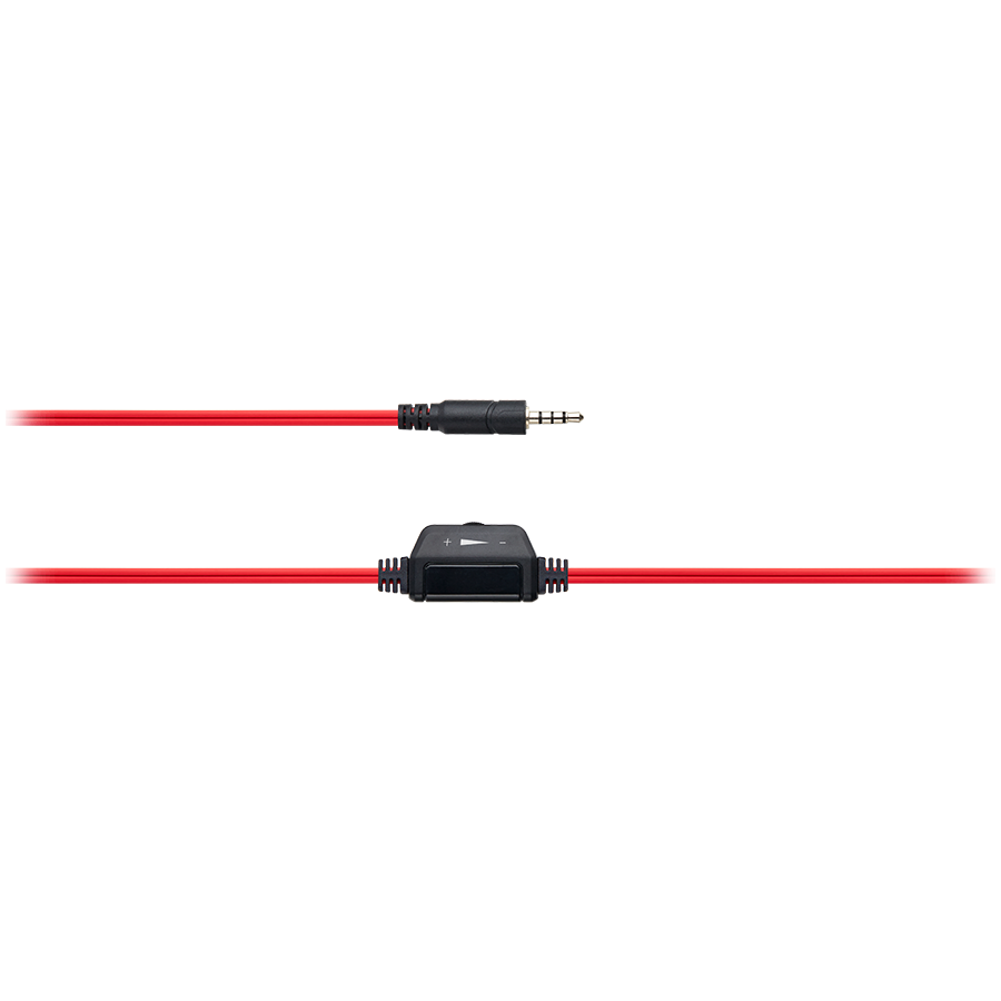 CANYON PC headset HSC-1 PC Mic Flat 2m Black Red thumbnail 5