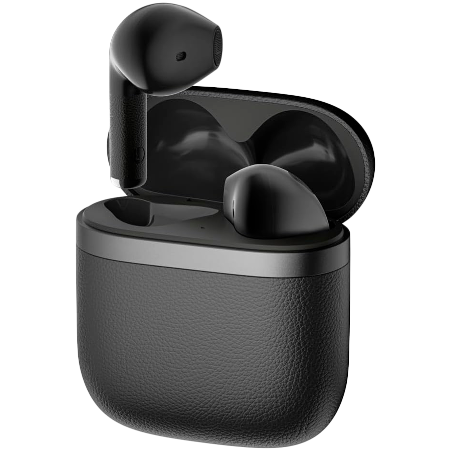 Edifier W200Ts TWS Earbuds, BT V5.3, Touch controls, Up to 22H Battery, USB-C, IP54, Black thumbnail 1