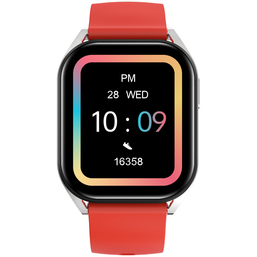 CANYON smart watch Chatter SW-58 BT-CALL Silver Red thumbnail 1