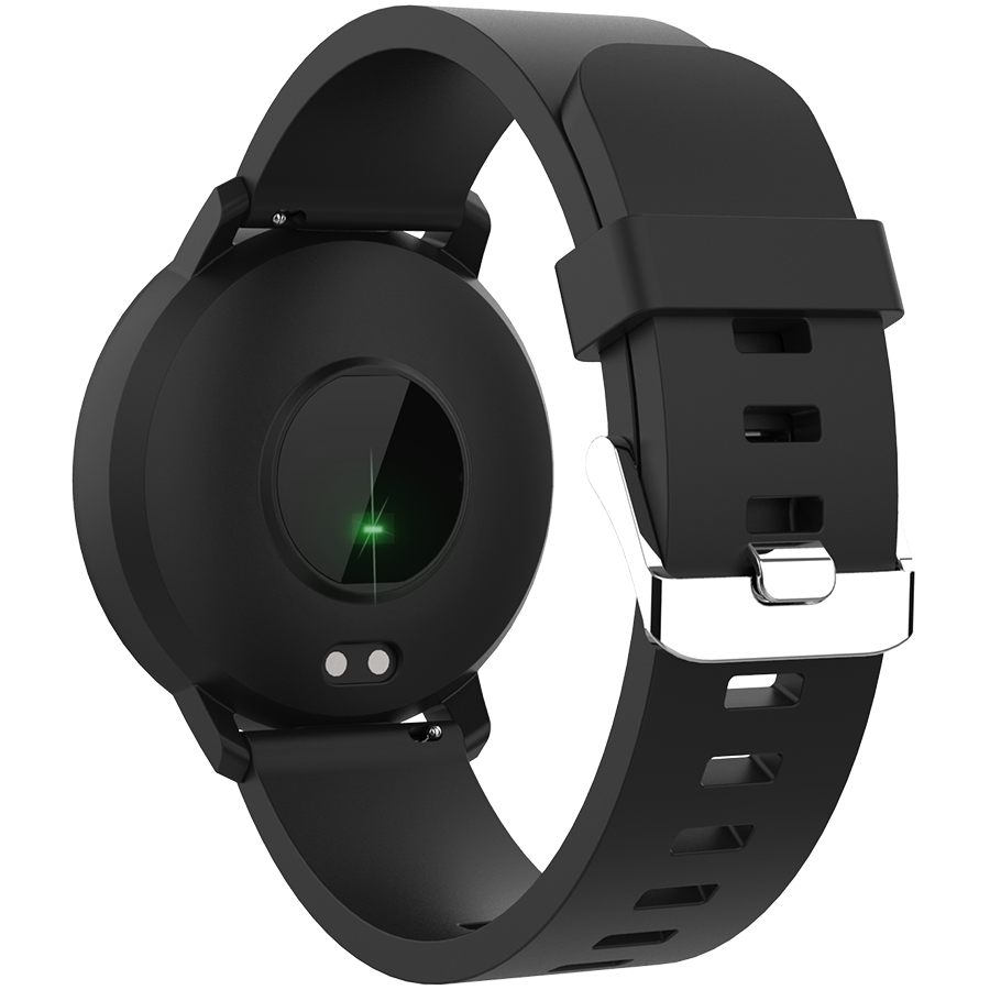CANYON Lollypop SW-63, Smart watch, 1.3inches IPS full touch screen, Round watch, IP68 waterproof, multi-sport mode, BT5.0, compatibility with iOS and android, black, Host: 25.2*42.5*10.7mm, Strap: 20*250mm, 45g thumbnail 3