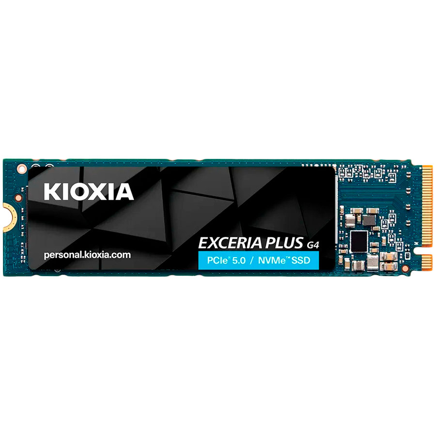 SSD KIOXIA EXCERIA PLUS G4 2TB M.2 2280-S3-M PCIe Gen5 x4 NVMe, Read/Write: 10000/8200 MBps, IOPS 1300K/1400K, TBW: 1200 thumbnail 1