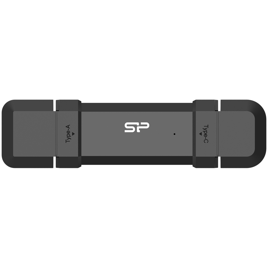 Silicon Power DS72 250GB USB Type-A and USB Type-C 3.2 Gen 2 Black thumbnail 1