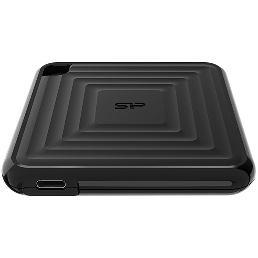 Silicon Power PC60 256GB Portable SSD SATAIII USB 3.2 Gen2 (Type-C) Portable SSD, R/W: up to 540MB/s; 500MB/s, Black thumbnail 2