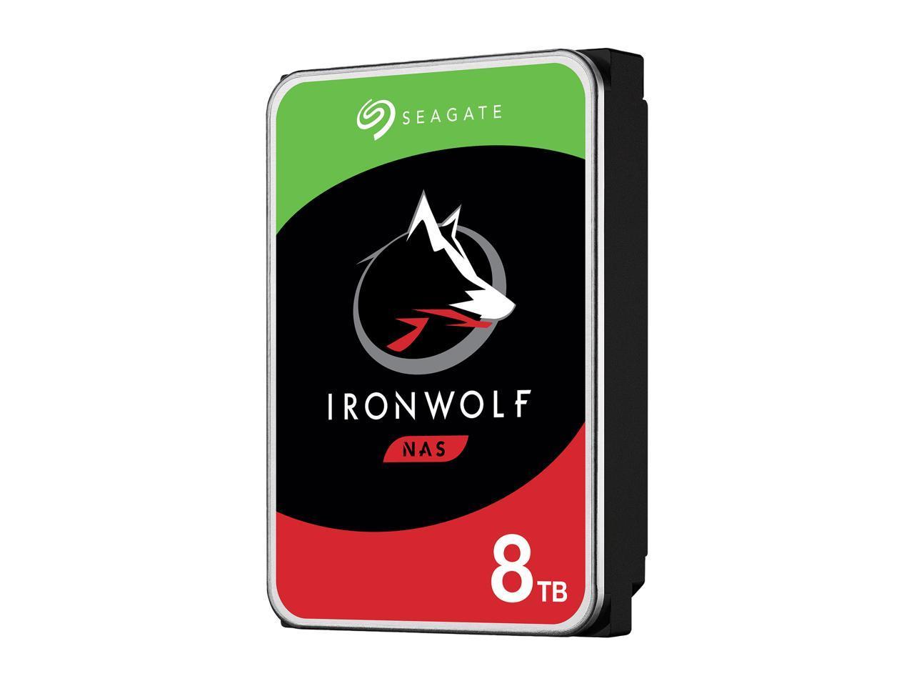 Хард диск SEAGATE IronWolf ST8000VN004, 8TB, 256MB Cache, SATA 6.0Gb/s thumbnail 1