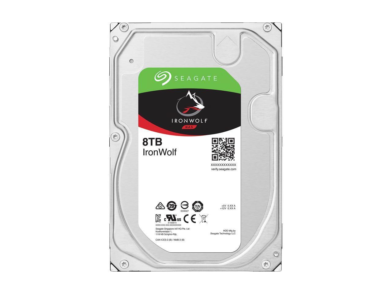 Хард диск SEAGATE IronWolf ST8000VN004, 8TB, 256MB Cache, SATA 6.0Gb/s thumbnail 3