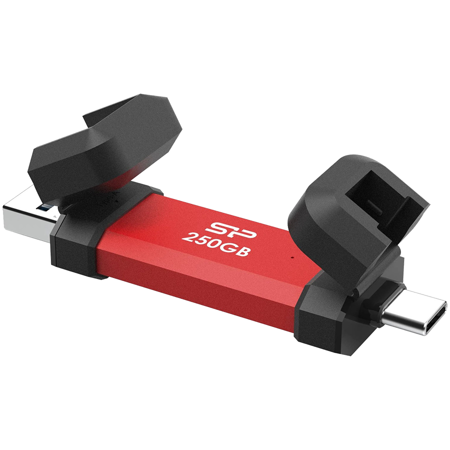 Silicon Power UC3S72 250GB, USB3.2 Gen2,DS72,Red thumbnail 1