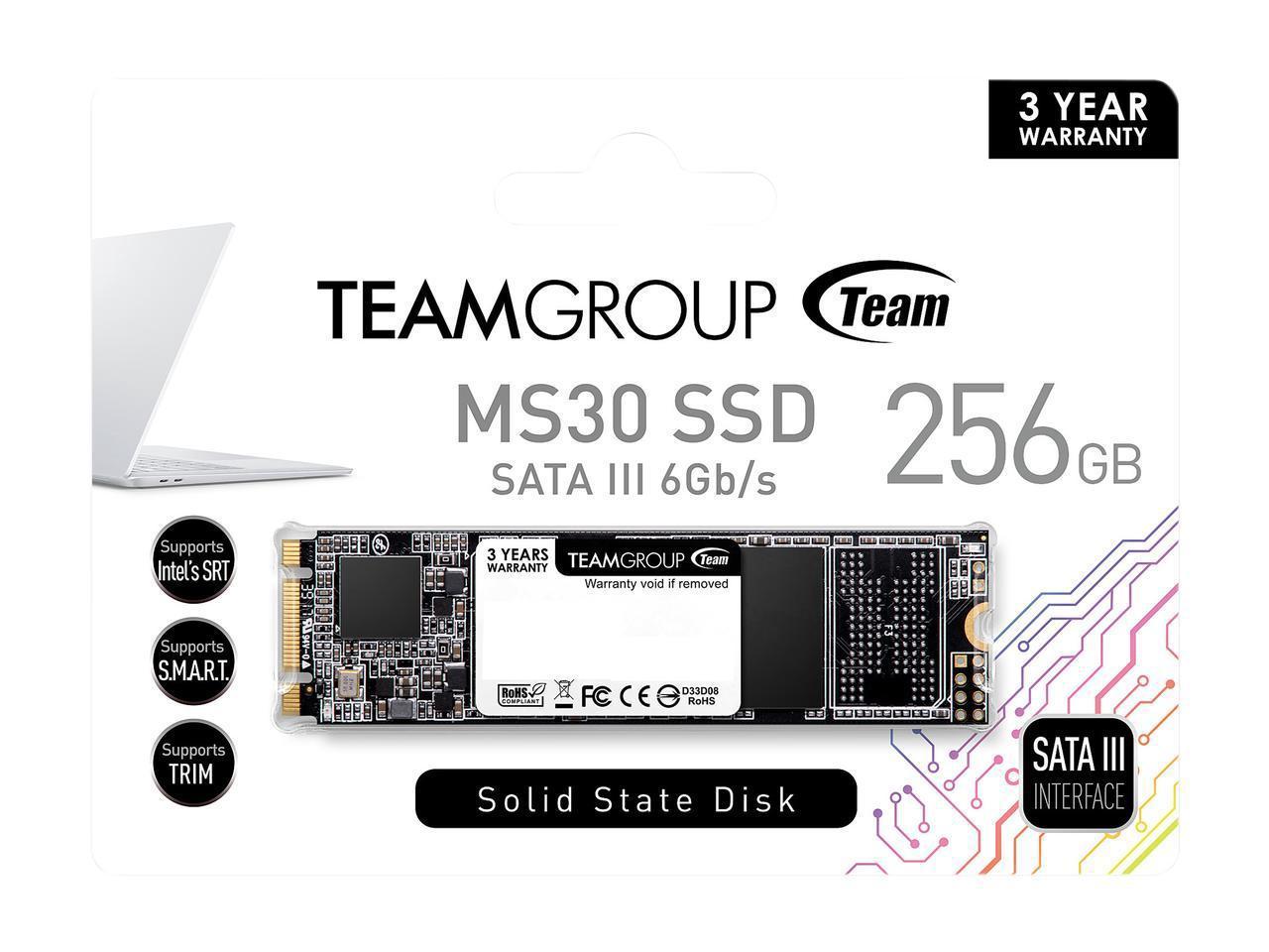 SSD Team Group MS30 M.2 2280 256GB SATA III thumbnail 1