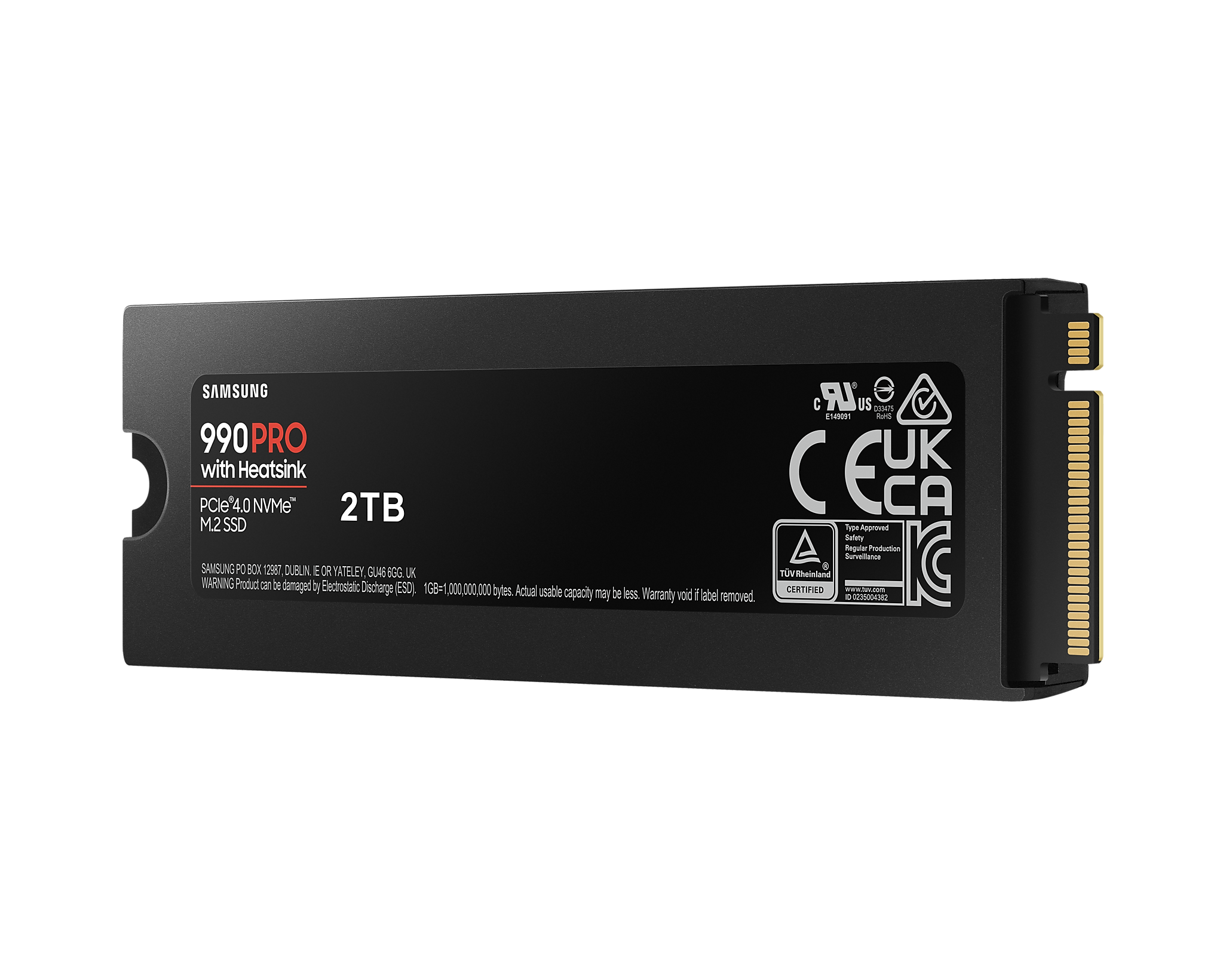 SSD SAMSUNG 990 PRO с Heatsink 2TB, MZ-V9P2T0CW thumbnail 2