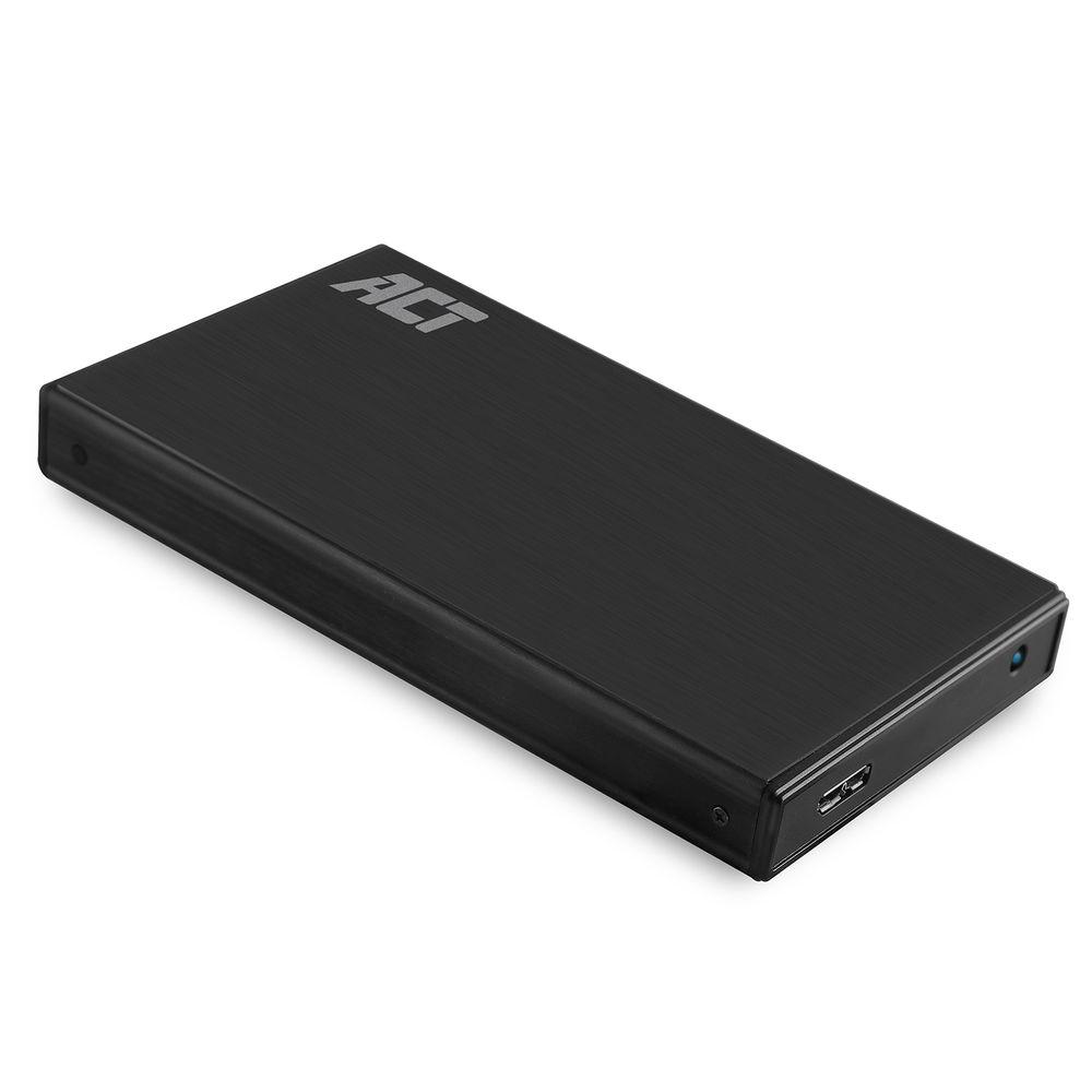 Чекмедже за твърд диск ACT AC1200, SATA, 2.5", USB-A 3.2 Gen1, Черен