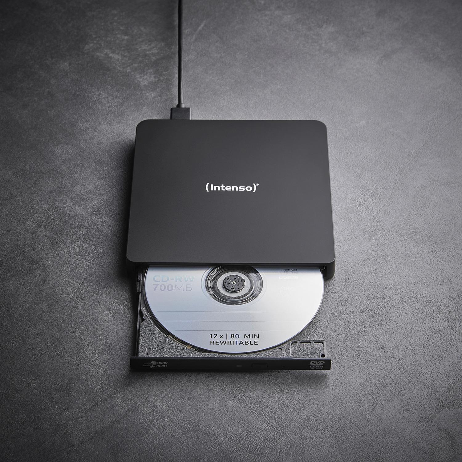 Записващо устройство  Blu- ray Slim  Intenso EOD500D,външно usb 3.2 черен цвят thumbnail 1