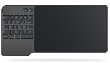 Графичен таблет HUION Inspiroy Keydial KD200, USB-C, Bluetooth, Metal Grey thumbnail 6