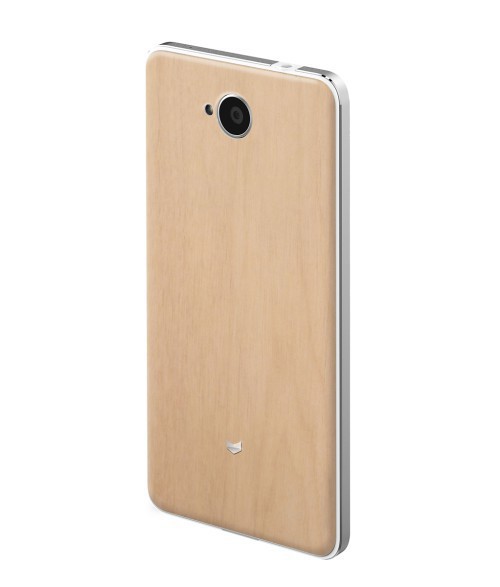 MS LUMIA 650 BACK CVR LGH WOOD