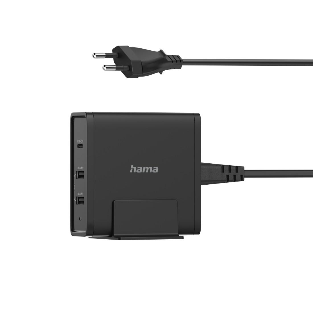 Заарядна станция за лаптоп/телефон 3 порта, USB-C / USB-A (PD), 5-20V/65W