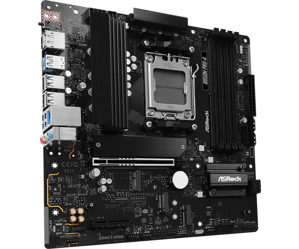 Дънна платка ASRock B850M Pro-A socket AM5 thumbnail 1