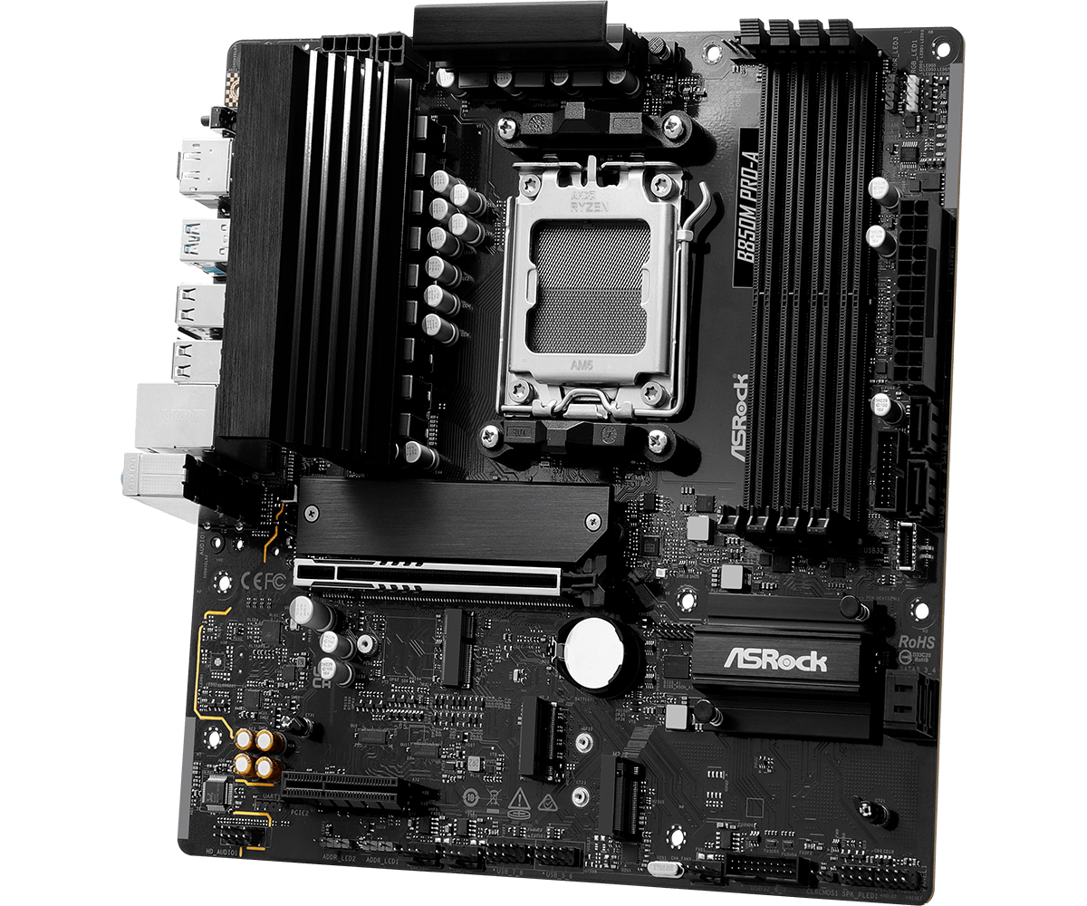 Дънна платка ASRock B850M Pro-A socket AM5 thumbnail 2