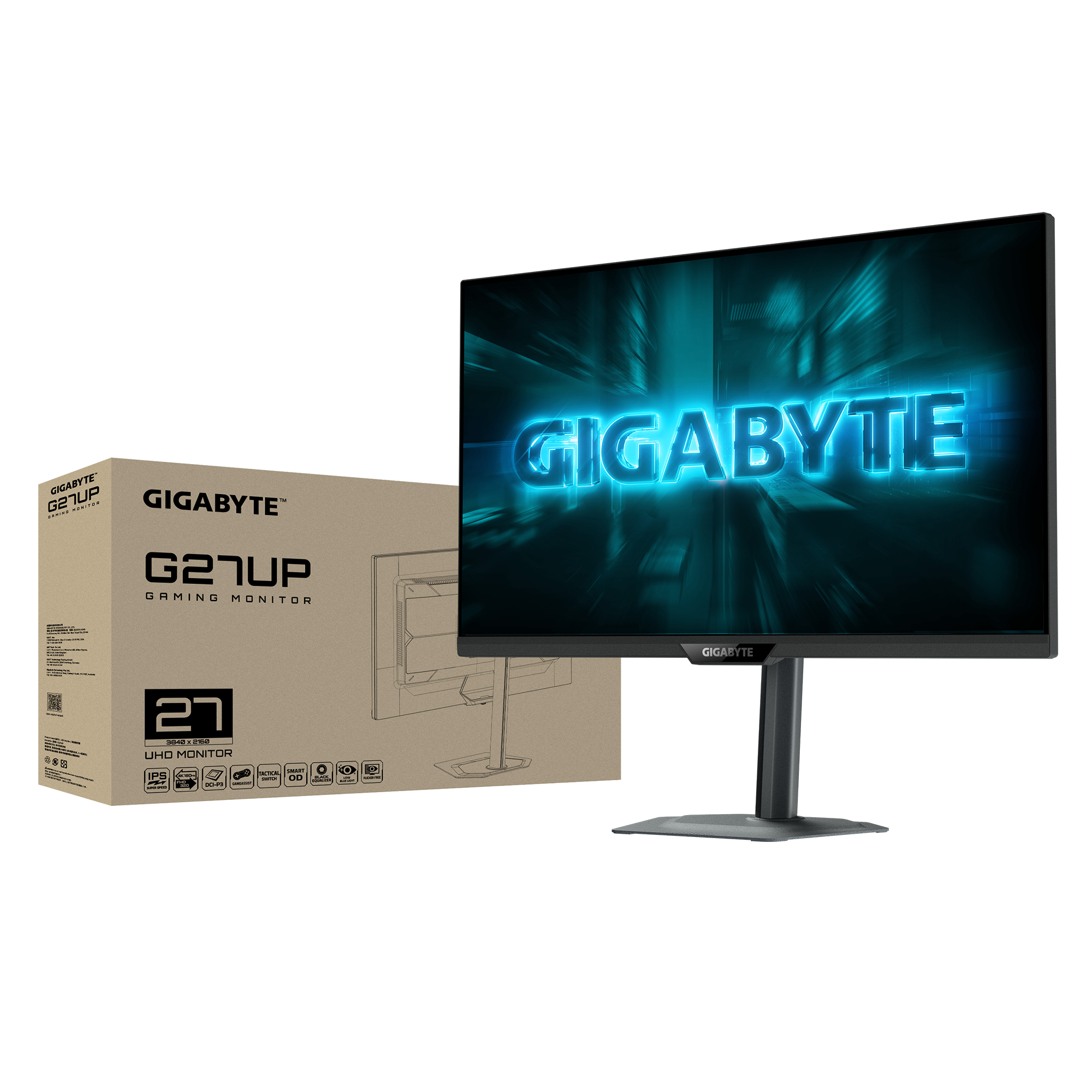 Геймърски Монитор Gigabyte G27UP - 27" inch SS IPS Dual Mode FHD/UHD(3840x2160) 160Hz, 1ms, HDR10 thumbnail 5