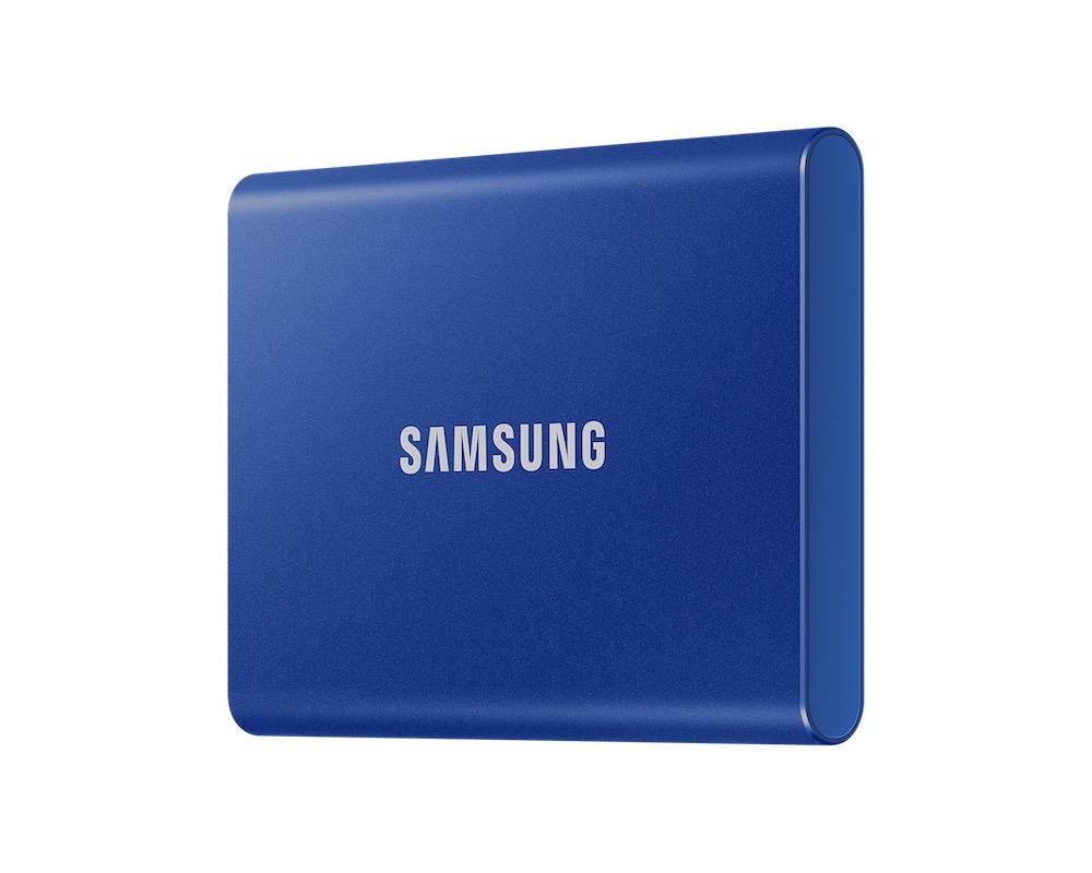 Външен SSD Samsung T7, Indigo Blue 2000GB thumbnail 2