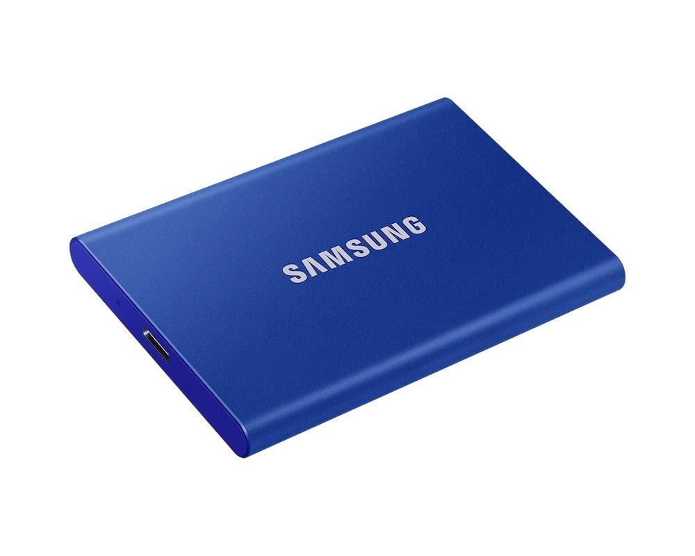 Външен SSD Samsung T7, Indigo Blue 2000GB thumbnail 4