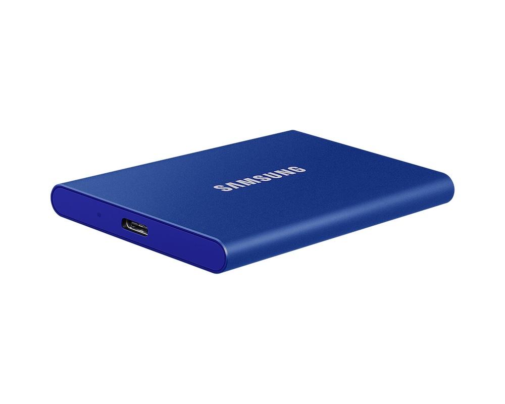 Външен SSD Samsung T7, Indigo Blue 2000GB thumbnail 5
