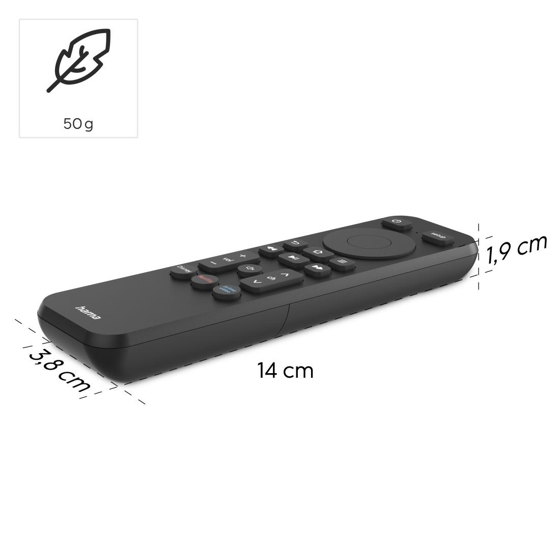 HAMA Дистанционно управление за TV + Netflix, Prime Video, бутони Disney+, програмируемо thumbnail 6