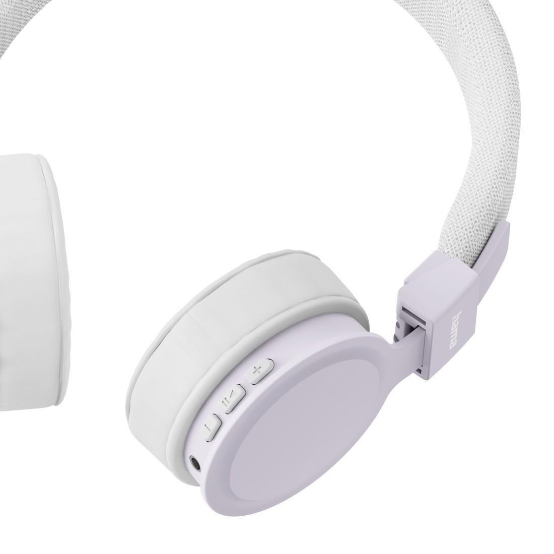 HAMA Слушалки с микрофон "Freedom Lit III"  Bluetooth, On-Ear, бял thumbnail 5