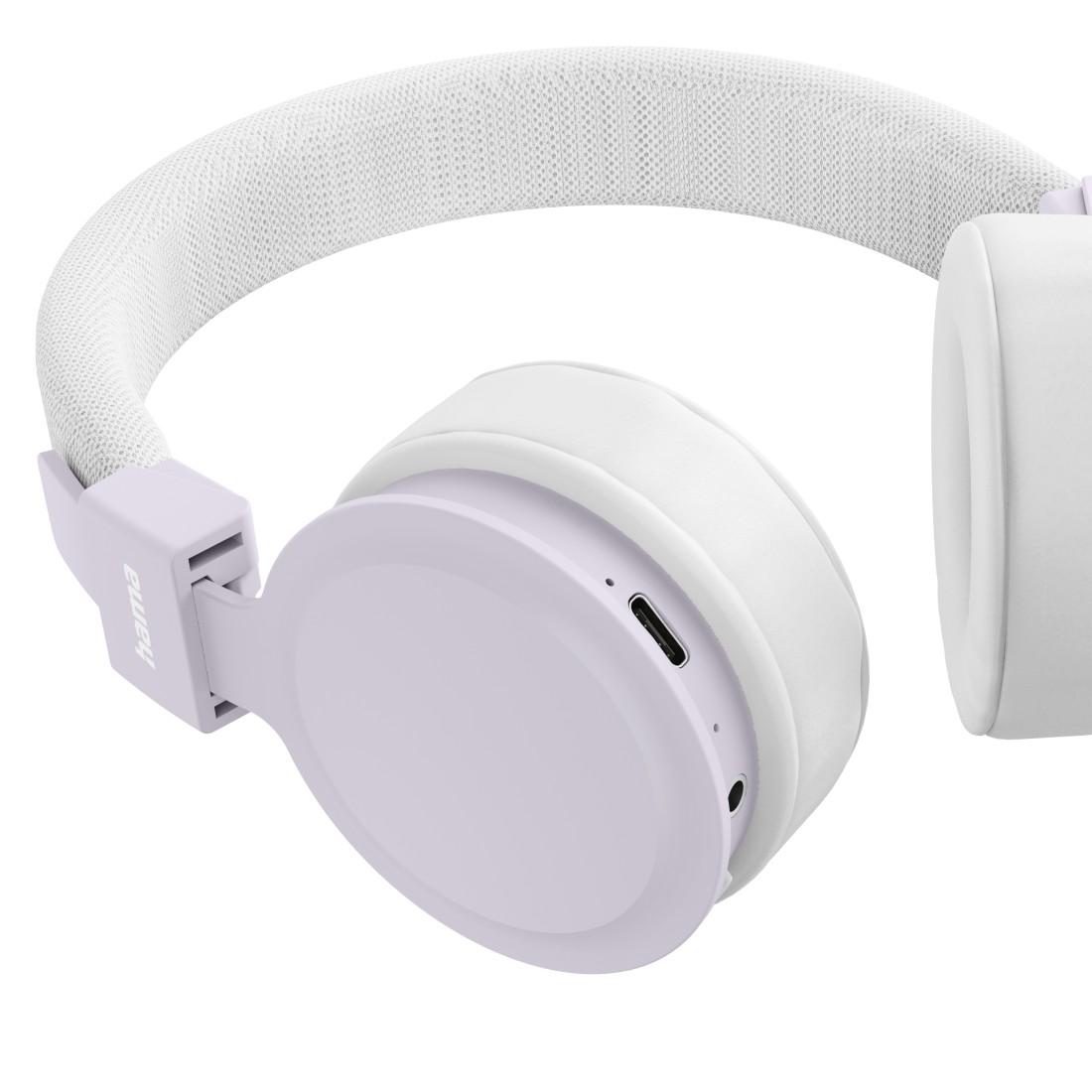 HAMA Слушалки с микрофон "Freedom Lit III"  Bluetooth, On-Ear, бял thumbnail 6