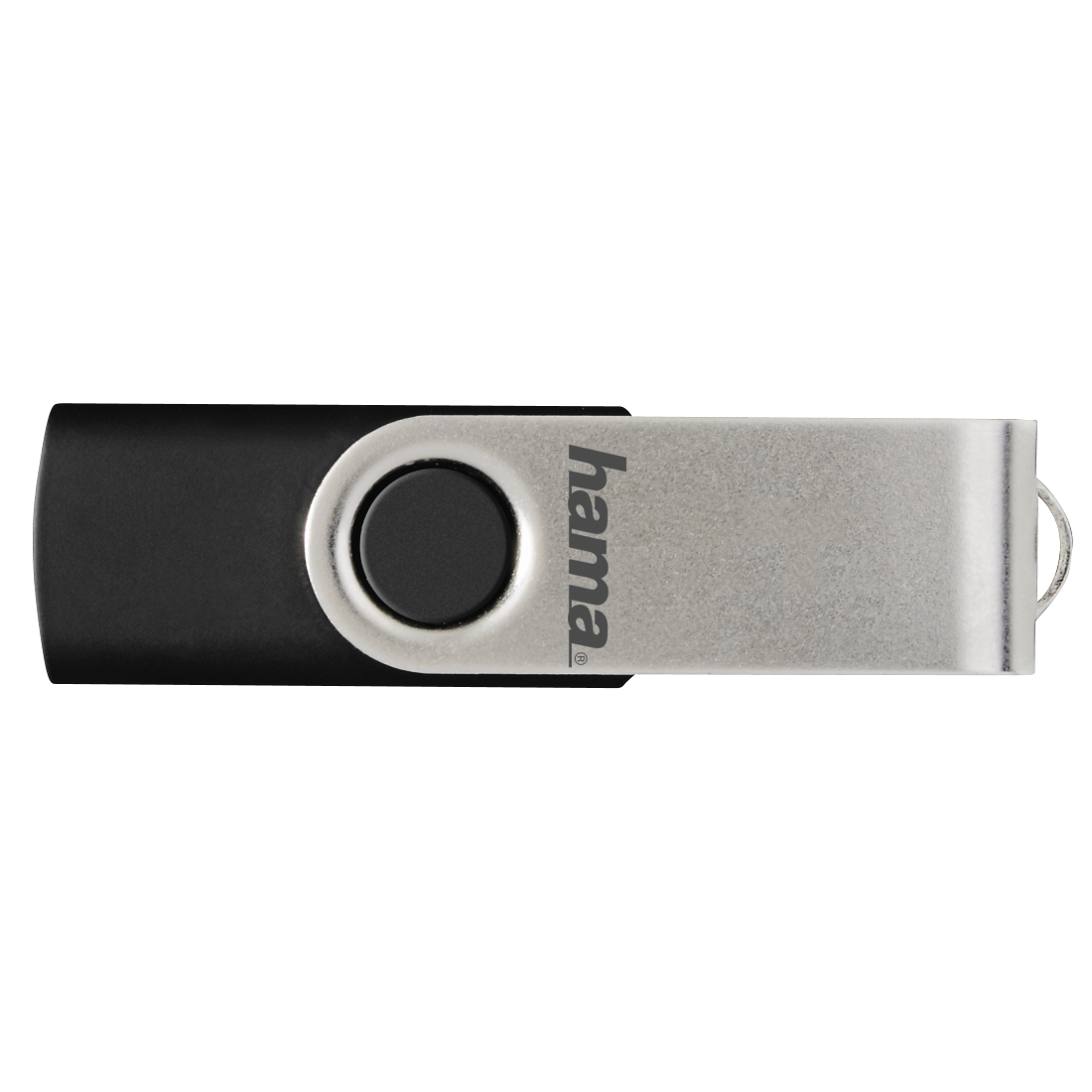 USB памет HAMA Rotate, 128GB,10 MB/s, Черен thumbnail 1