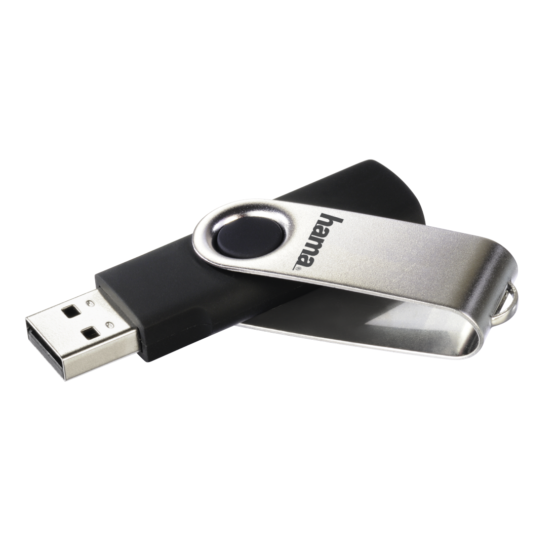 USB памет HAMA Rotate, 128GB,10 MB/s, Черен thumbnail 2