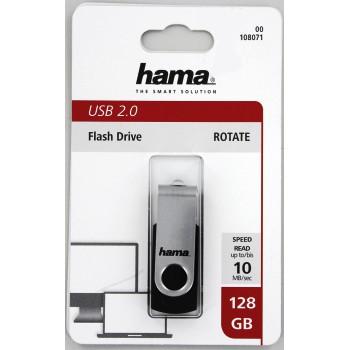 USB памет HAMA Rotate, 128GB,10 MB/s, Черен thumbnail 4