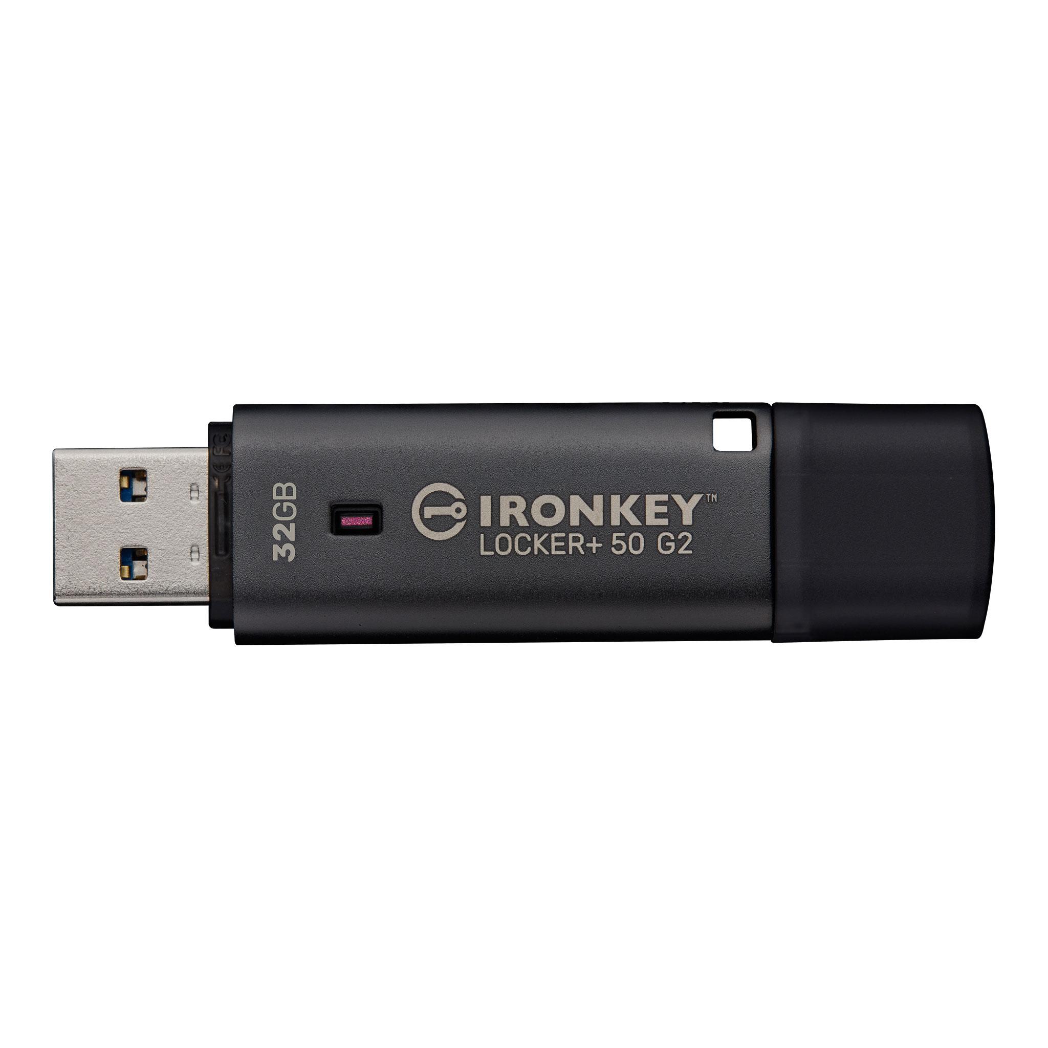 USB памет KINGSTON IronKey Locker+ 50 G2 - 32GB, XTS-AES 256-bit thumbnail 1