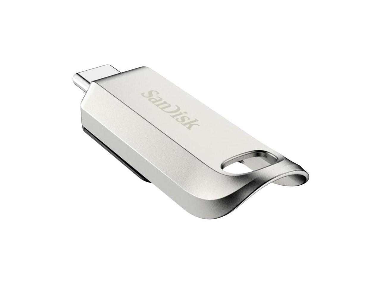 USB памет SanDisk Ultra Luxe, 256GB, USB 3.2 Gen 1, USB-C, Сребрист thumbnail 3