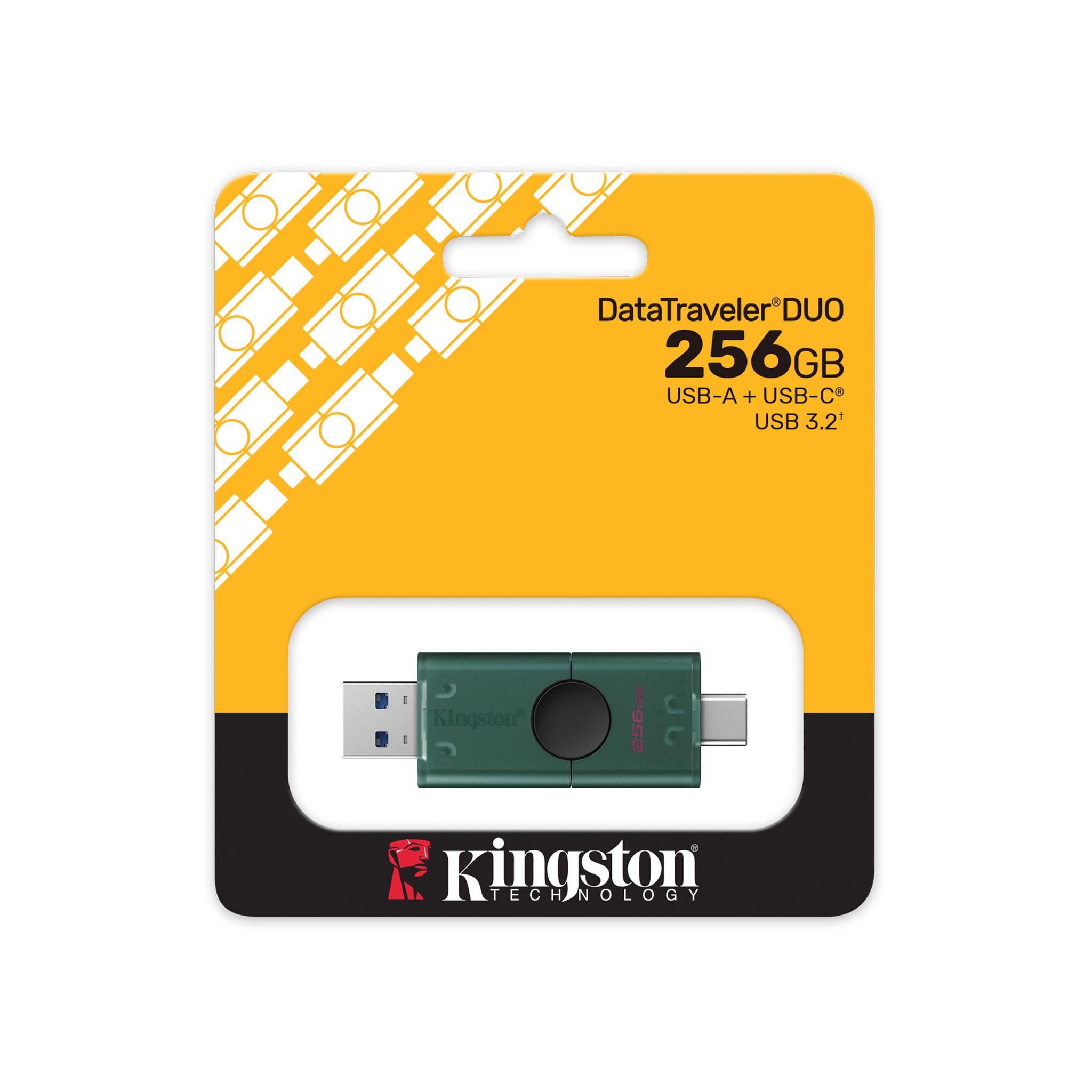 USB памет KINGSTON DataTraveler Duo G2, 256GB USB-C + USB-A 3.2 Gen 1 thumbnail 3